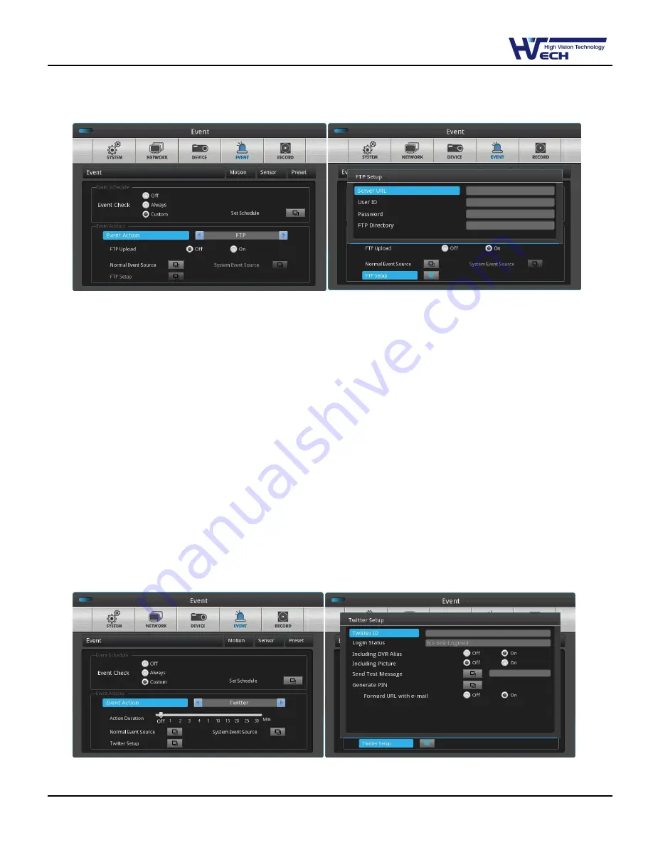 HiVisionTech HF-1612 Install & User'S Manual Download Page 65