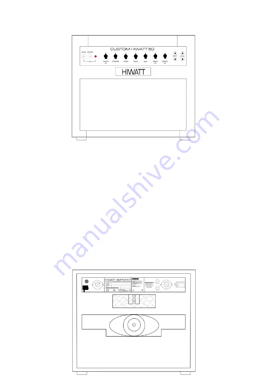 HIWATT Custom 50 SA112 Combo Owner'S Manual Download Page 4