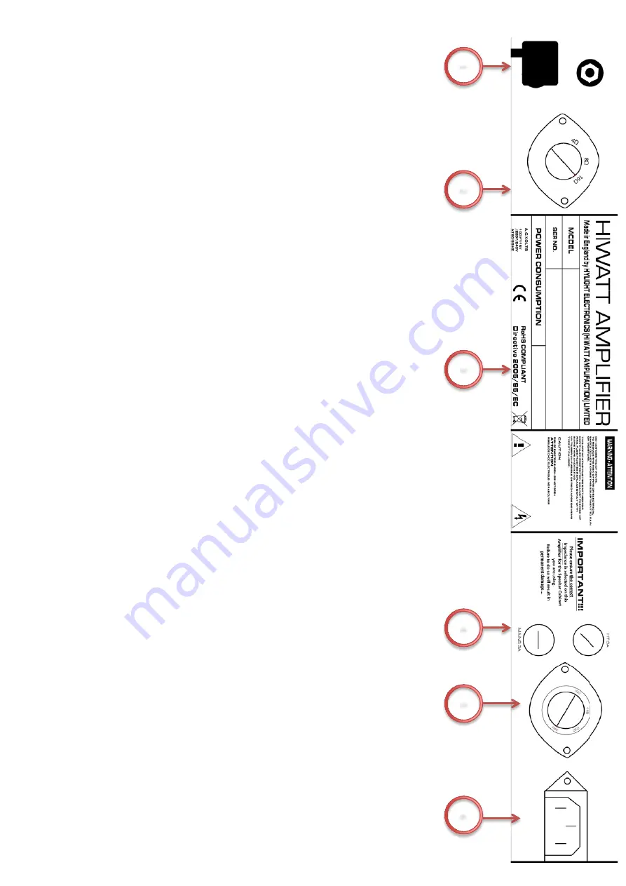 HIWATT Custom 50 SA112 Combo Owner'S Manual Download Page 9