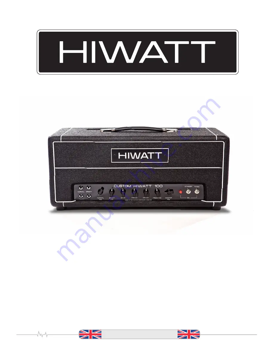 HIWATT DR 103 Owner'S Manual Download Page 1