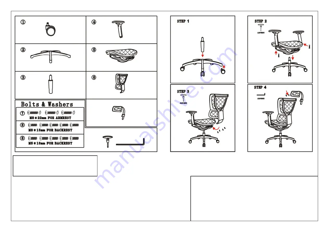 HJH office SMART PREMIUM ERGOHUMAN LADY Скачать руководство пользователя страница 2