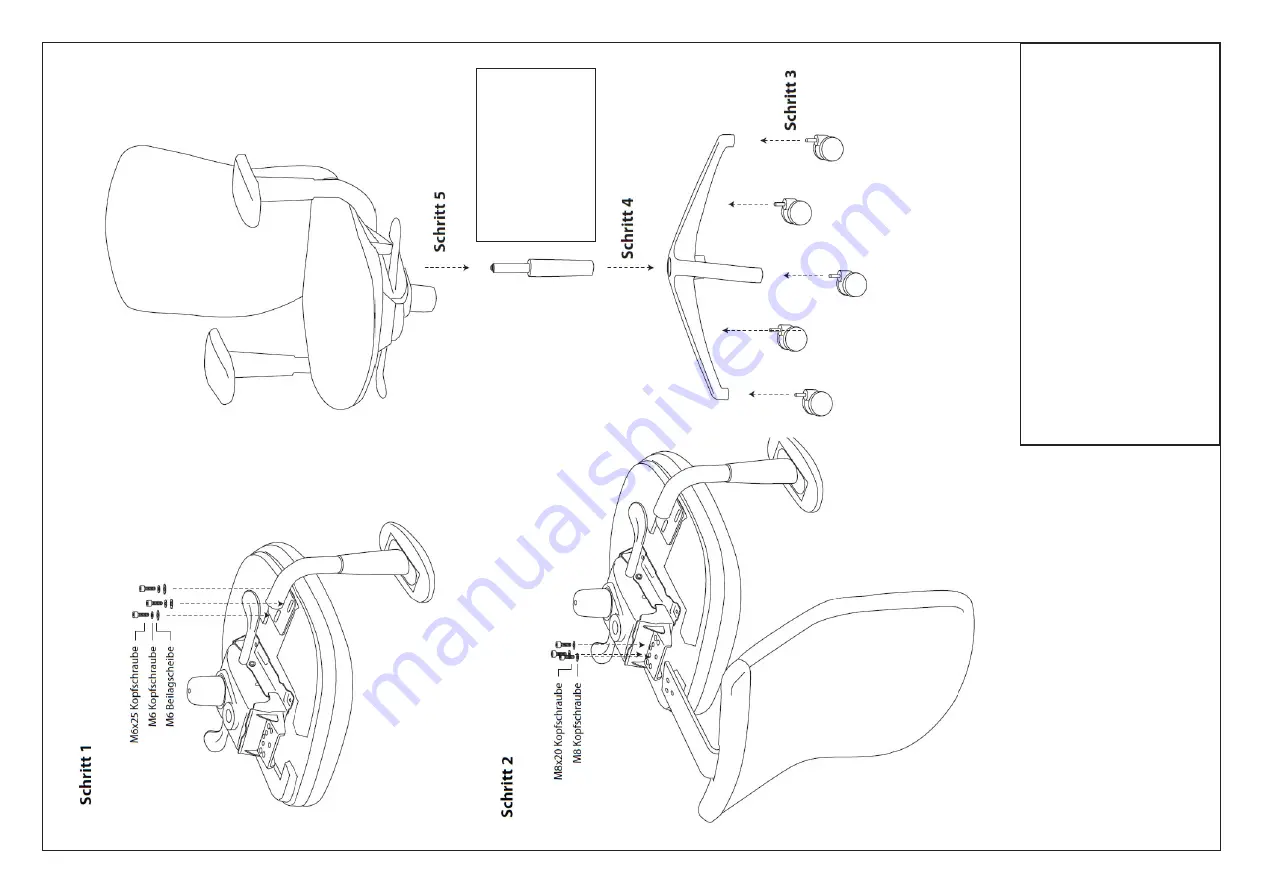 HJH office SMART PREMIUM HIGH-TEC Assembly Instructions Download Page 2