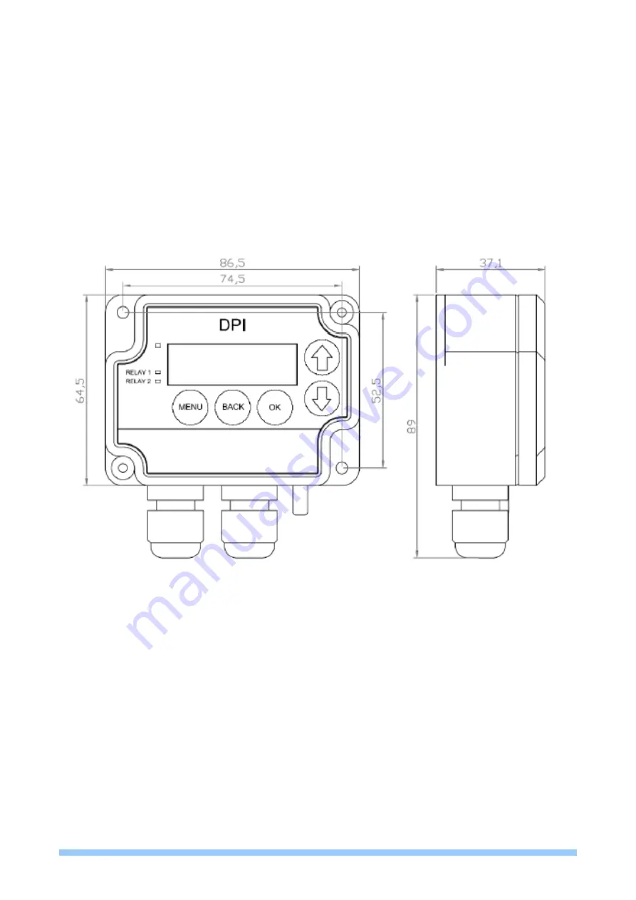 HK Instruments DPI+/-500-D Quick Start Manual Download Page 3