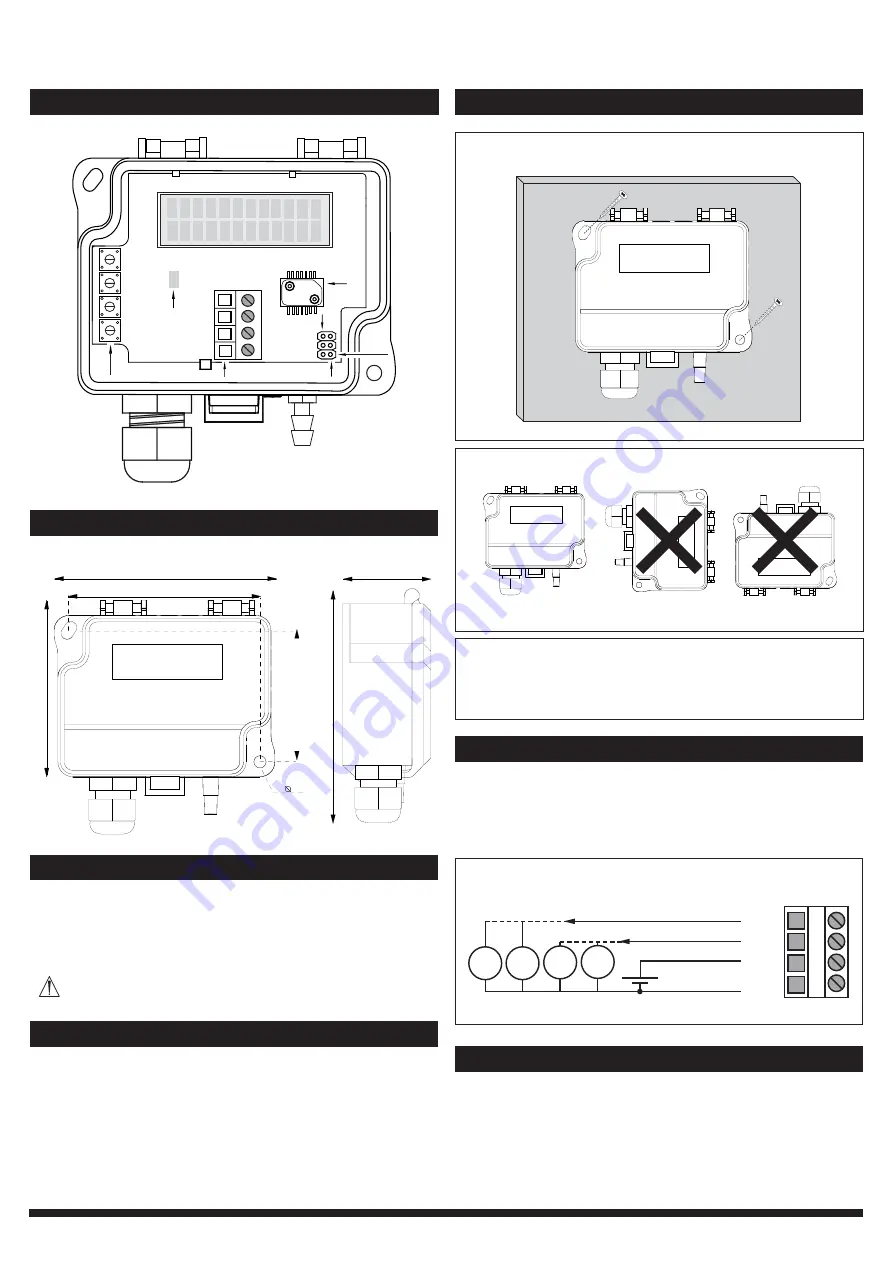 HK Instruments DPT-Flow-4 Series Installation Instructions Manual Download Page 2