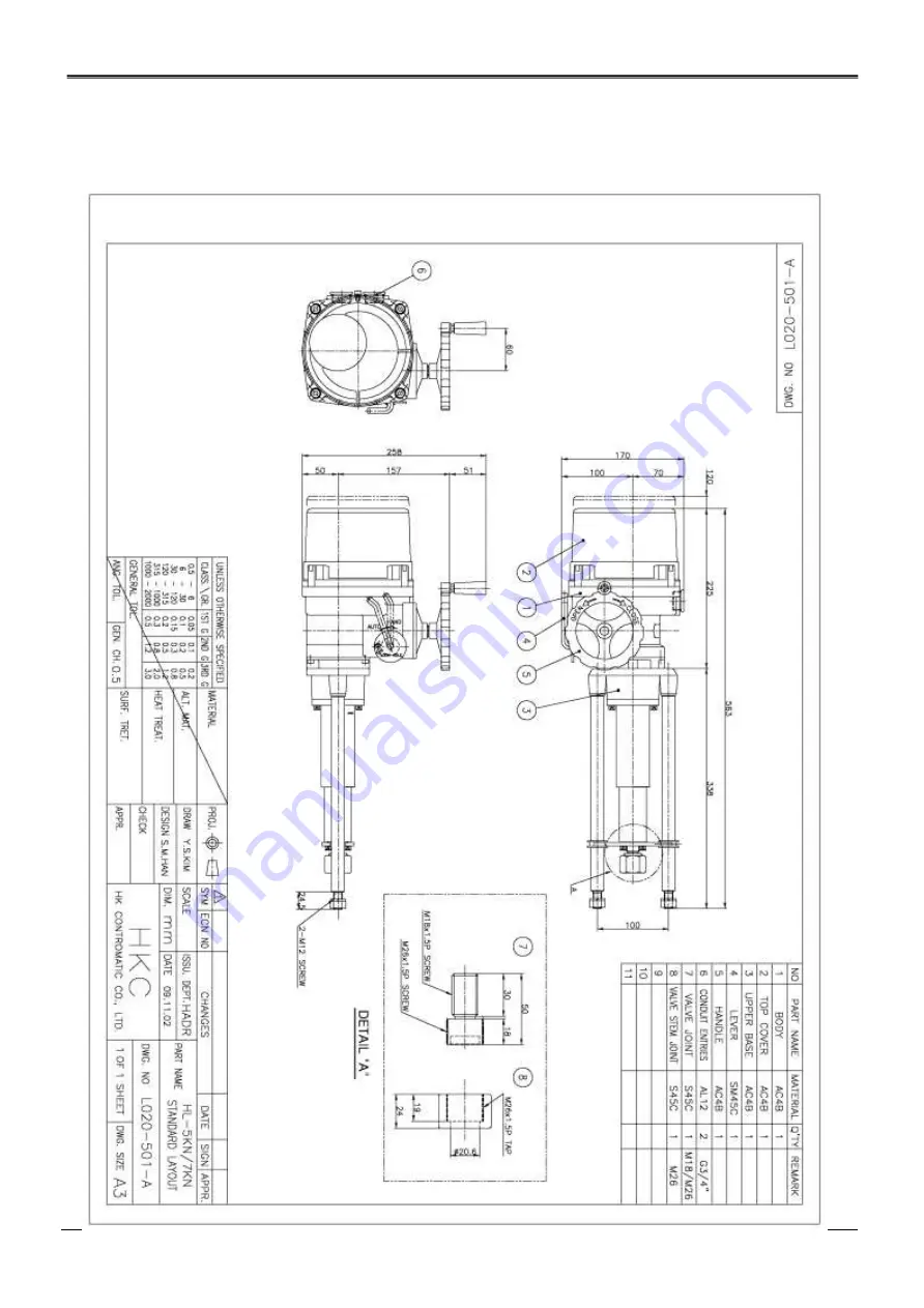 HKC HL Series Installation & Operation Manual Download Page 33