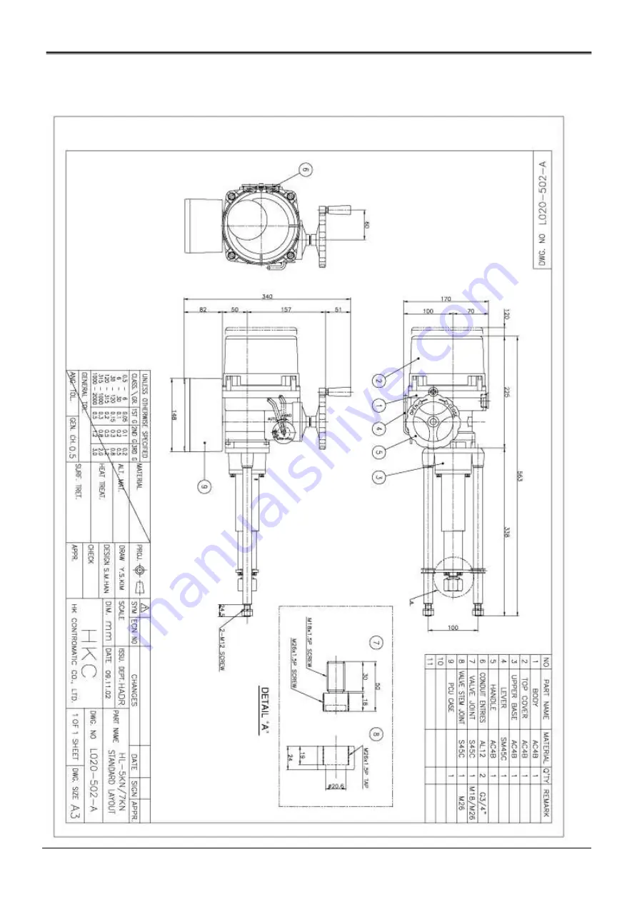 HKC HL Series Installation & Operation Manual Download Page 34