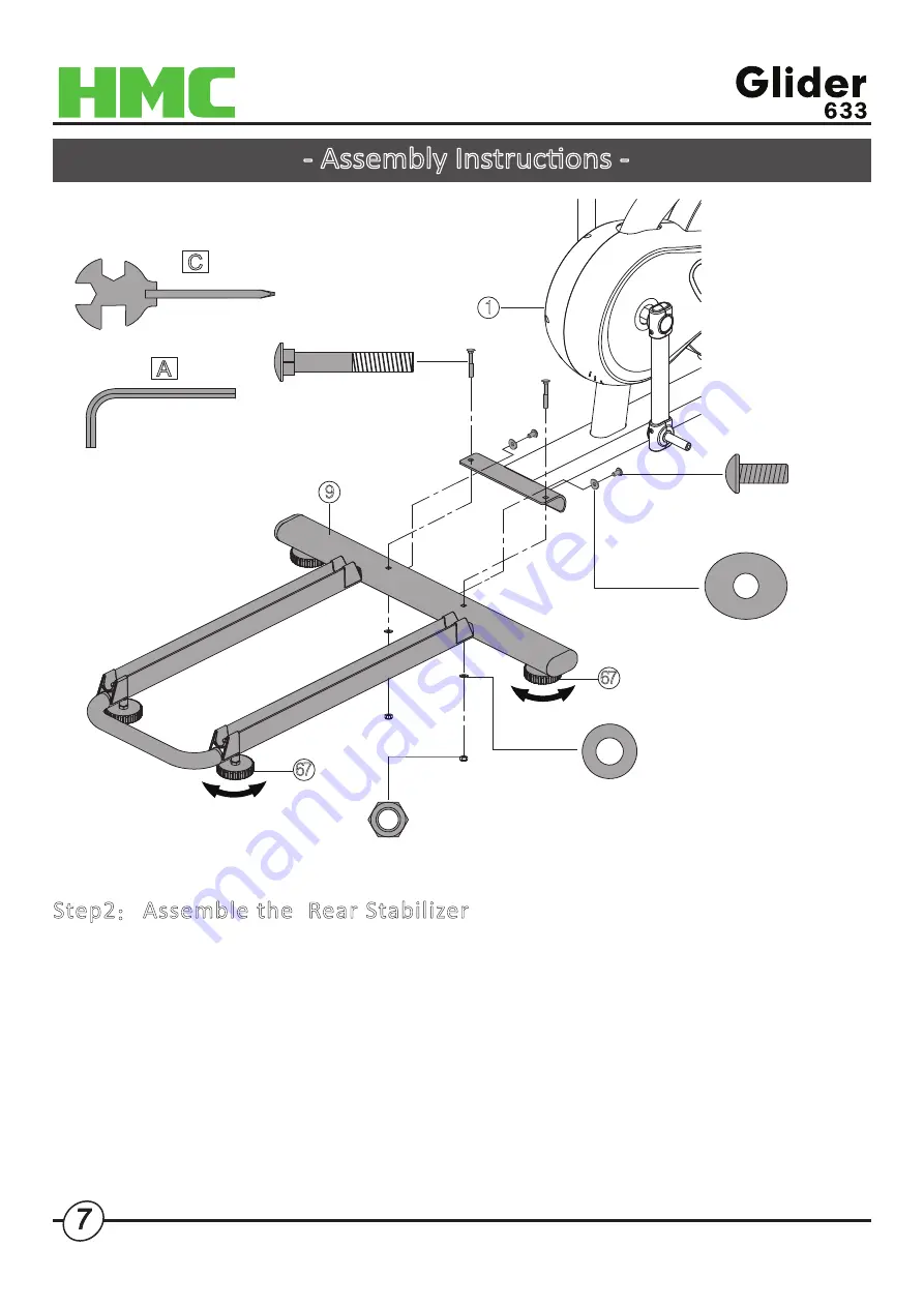 HMC Glider 633 Manual Download Page 8