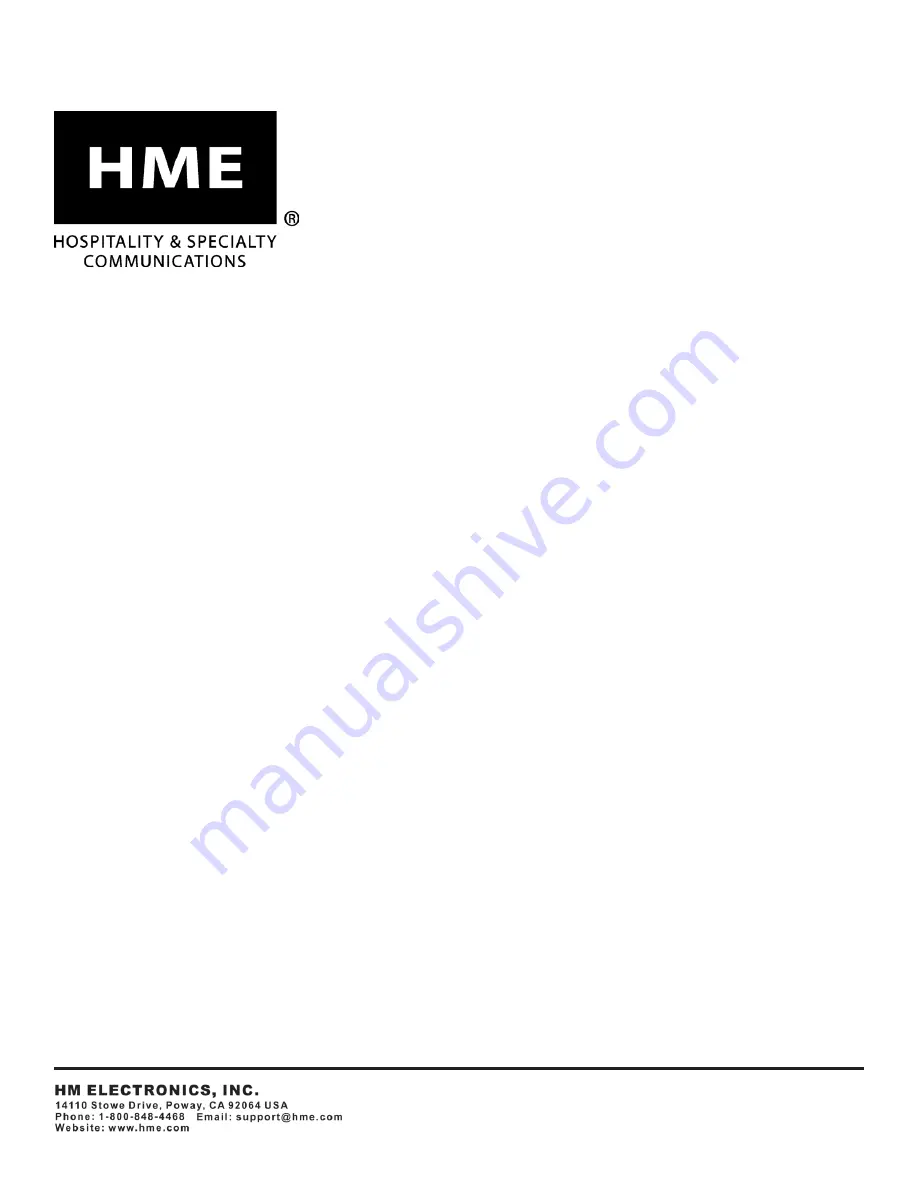 HME 6700HD Installation Instructions Manual Download Page 1