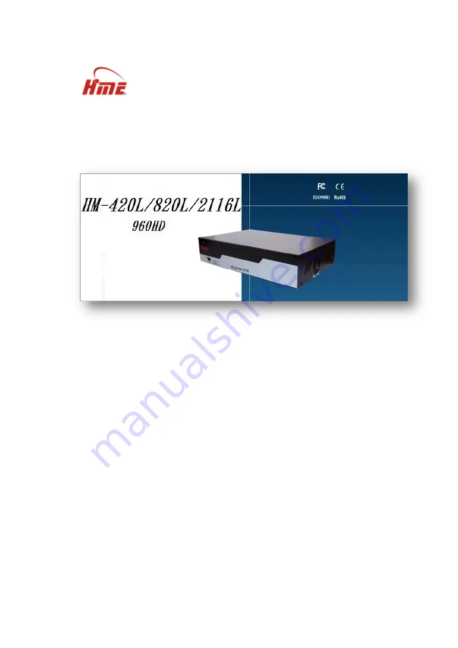 HME HM-2116L Instructions Manual Download Page 1