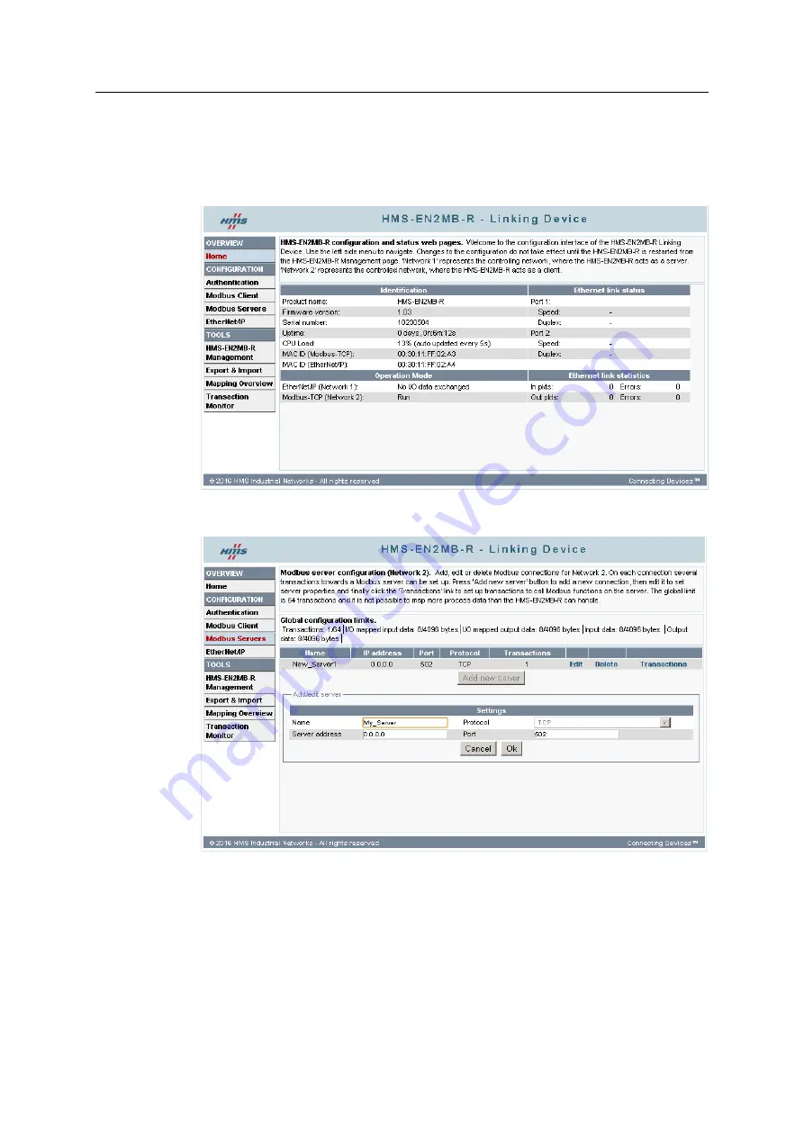 HMS Anybus HMS-EN2MB-R User Manual Download Page 21