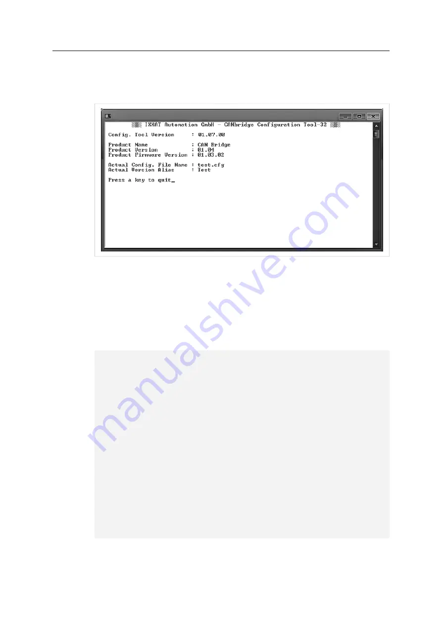 HMS IXXAT CANbridge User Manual Download Page 20