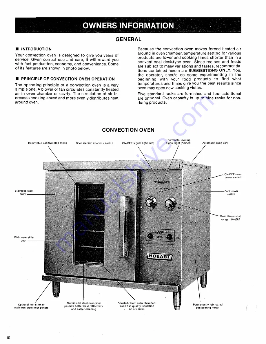 Hobart CN85 Скачать руководство пользователя страница 10