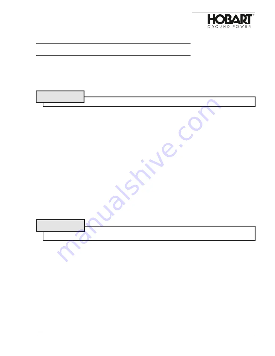 Hobart Jet-Ex 4D Operation And Maintenance Manual Download Page 25