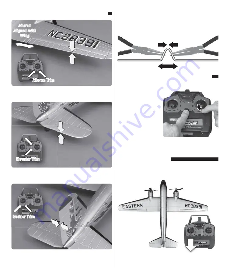 Hobbico Flyzone C-47 Skytrain Manual Download Page 8