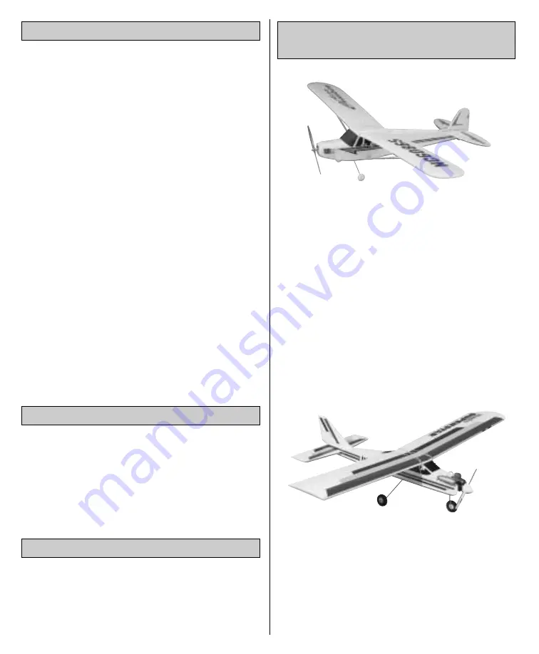 Hobbico FlyZone Park Pilot Manual Download Page 12