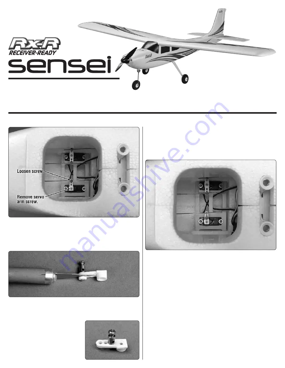 Hobbico Flyzone Rx-R sensei Quick Start Manual Download Page 1