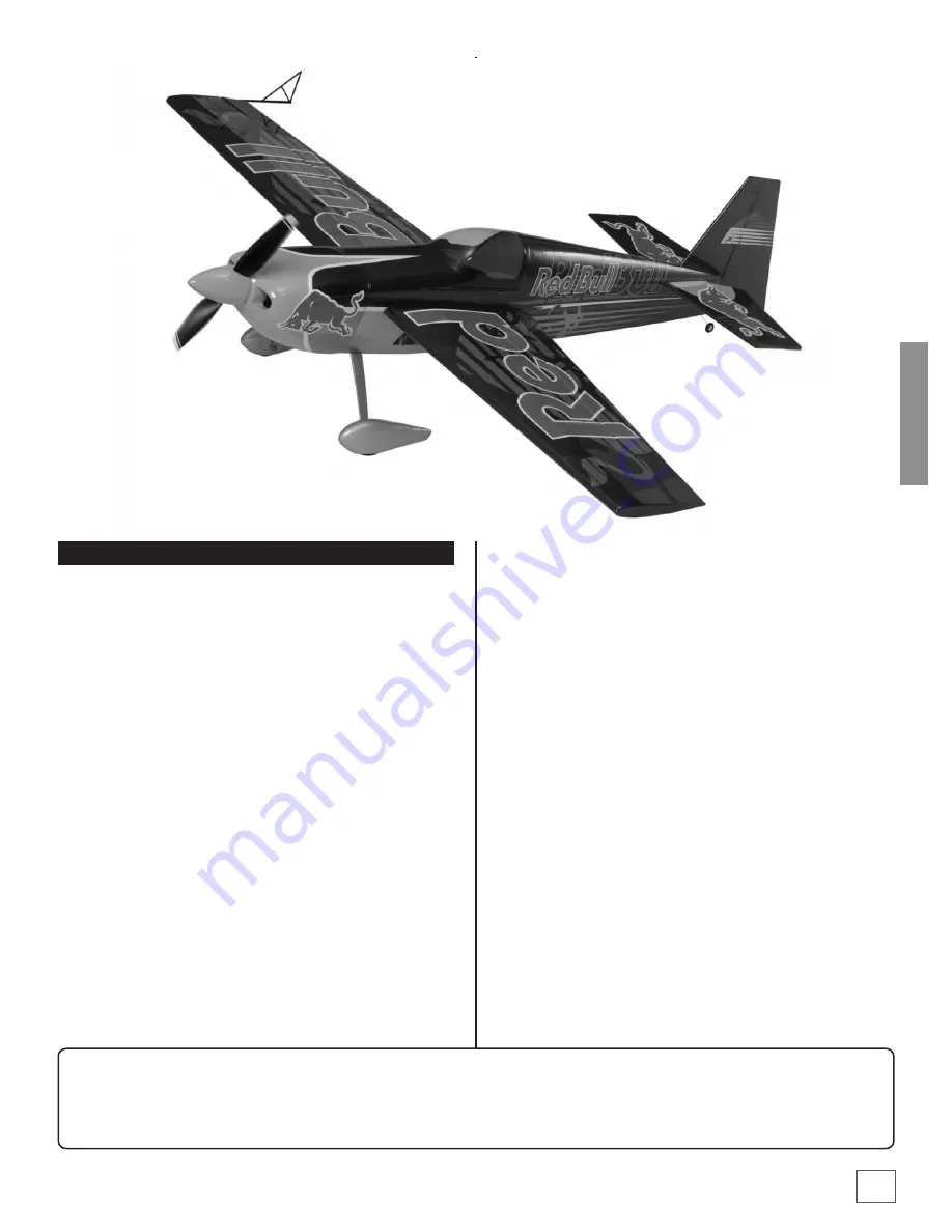 Hobbico Midi EDGE 540 FLWA4001 Building And Instruction Manual Download Page 3