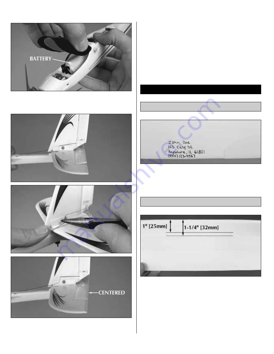 Hobbico Mini Ventura Instruction Manual Download Page 7