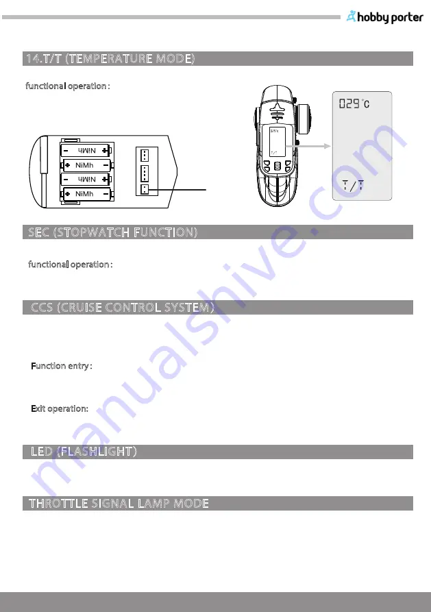 Hobby Porter HP-007 Manual Download Page 17