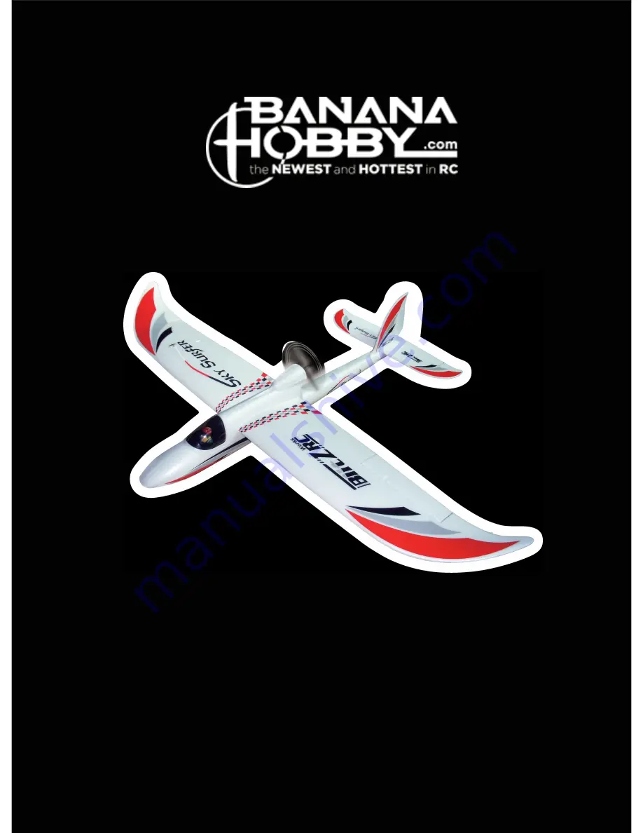 Hobby 4 CH BlitzRCWorks Sky Surfer RC Trainer Airplane Скачать руководство пользователя страница 1