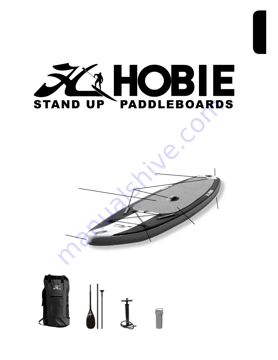 Hobie INFLATABLESTAND UP PADDLEBOARD Manual Information Download Page 9