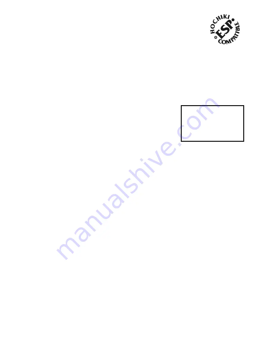 Hochiki CHQ-CB Installation Instructions Manual Download Page 1