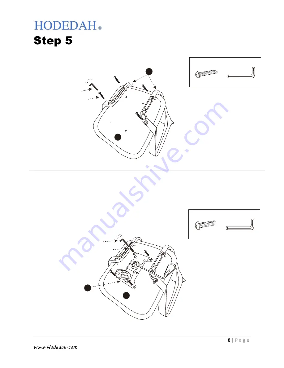 Hodedah HI2007-Z Assembly Instructions Manual Download Page 8