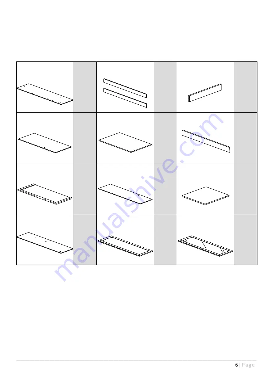 Hodedah HIF441-G Assembly Instructions Manual Download Page 6