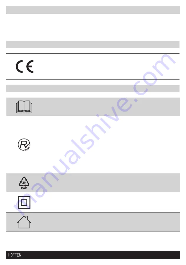 HOFFEN 183/20 Instruction Manual Download Page 31