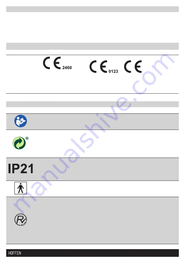 HOFFEN A500LW09 Instruction Manual Download Page 23