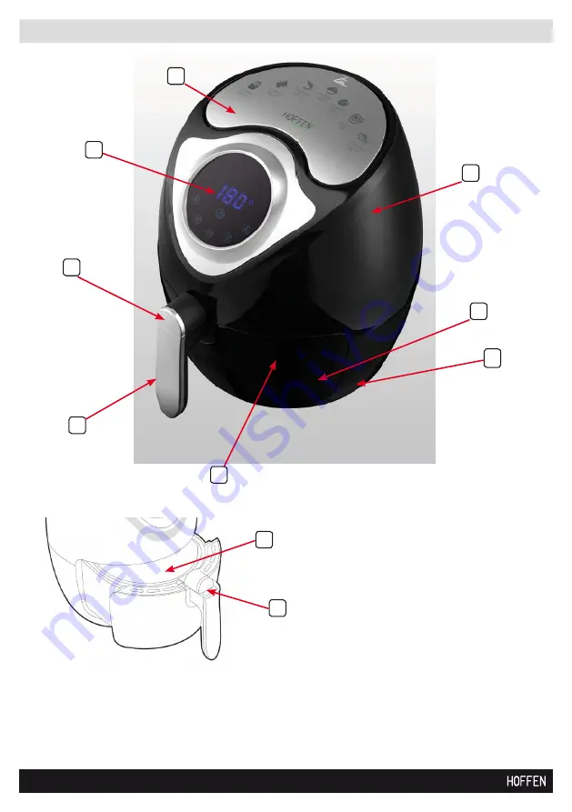 HOFFEN AF-9358 Instruction Manual Download Page 8