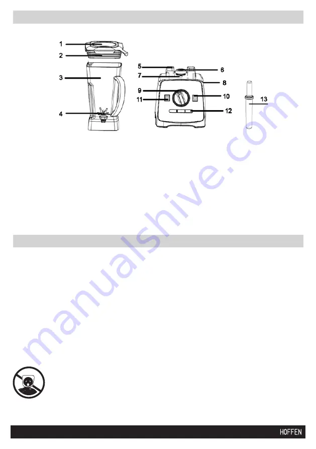 HOFFEN B80560 Instruction Manual Download Page 22