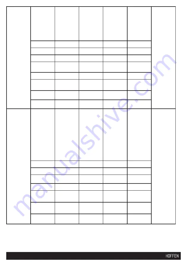 HOFFEN BM8907 Instruction Manual Download Page 22