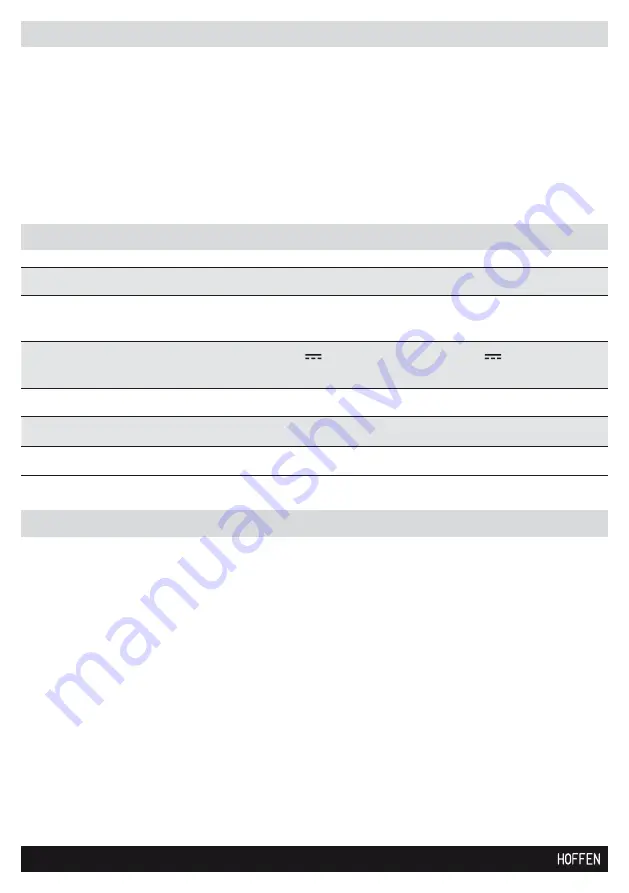 HOFFEN BSB-9281-B Instruction Manual Download Page 4