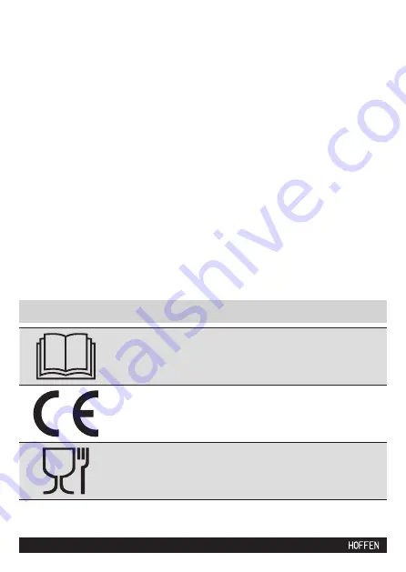 HOFFEN CCB0242-21 Скачать руководство пользователя страница 12