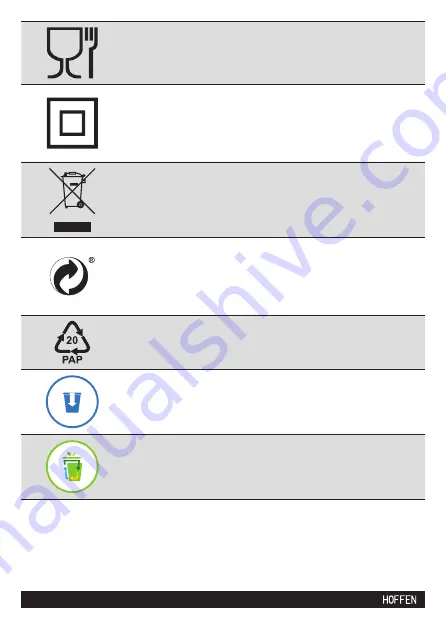 HOFFEN CCB0242-21 Instruction Manual Download Page 38