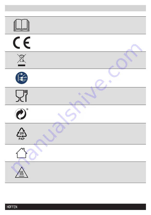 HOFFEN CM-0473 Instruction Manual Download Page 25