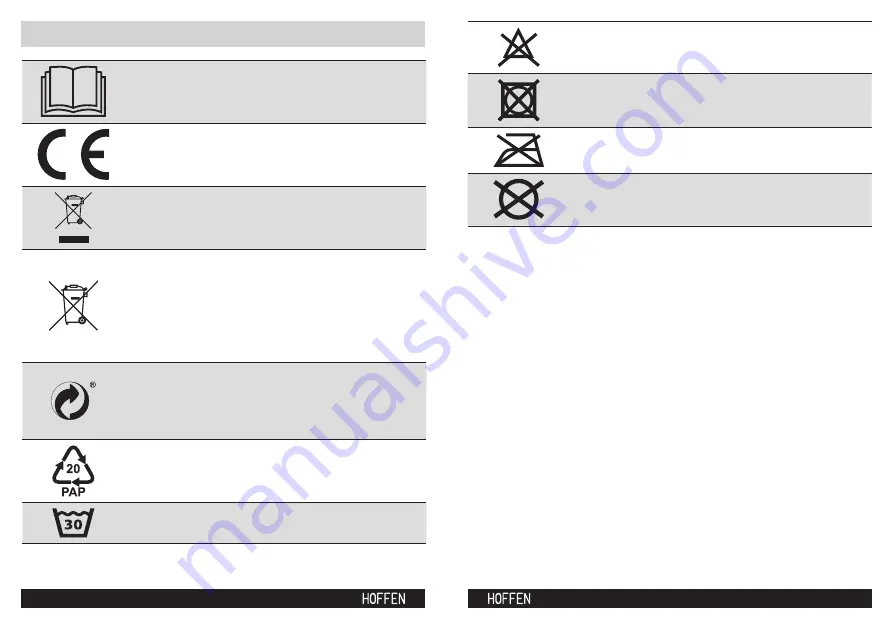 HOFFEN FB-0136 Instruction Manual Download Page 4