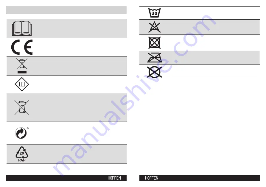 HOFFEN FB-0136 Instruction Manual Download Page 13