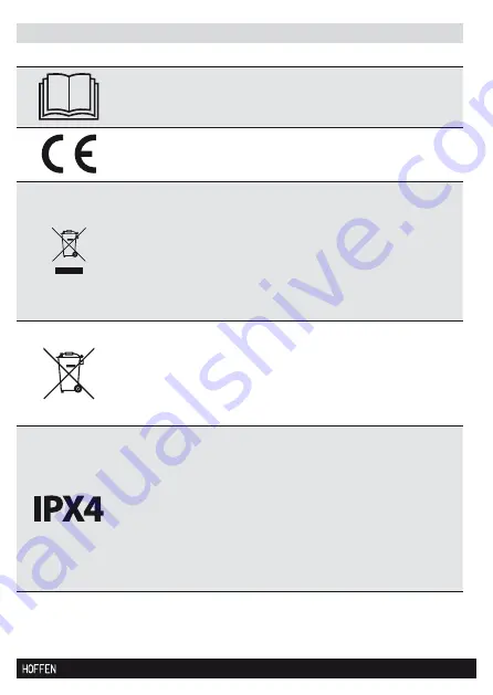 HOFFEN FB-9540 Instruction Manual Download Page 21