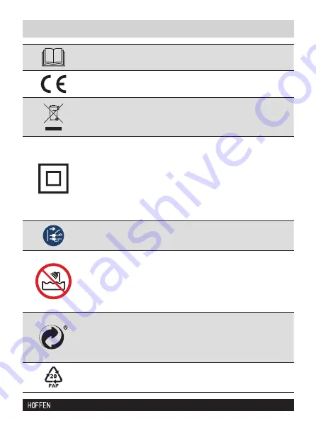 HOFFEN HD-0083-B Instruction Manual Download Page 9