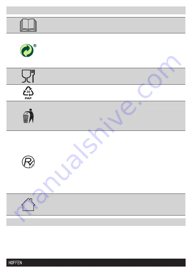 HOFFEN MC25CV Instruction Manual Download Page 13