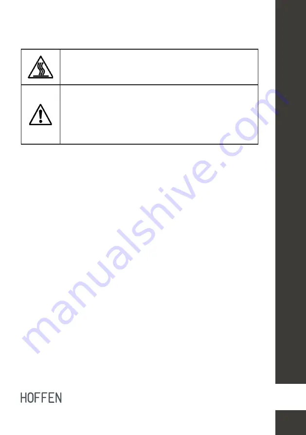 HOFFEN MM20LD-H092 Instruction Manual Download Page 5