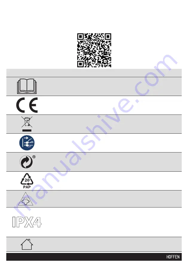 HOFFEN SM-9576 Instruction Manual Download Page 7