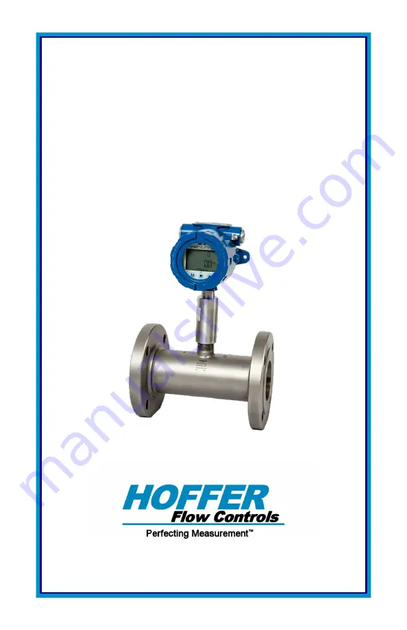 Hoffer Flow Controls HIT-4L Скачать руководство пользователя страница 1