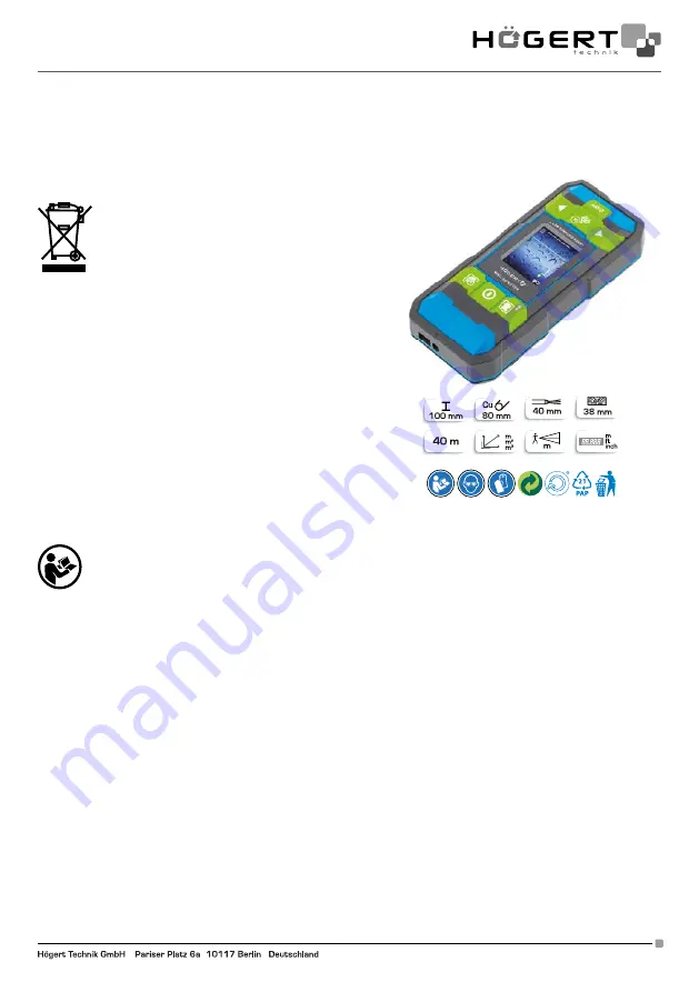 HOGERT HT4M342 User Manual Download Page 17