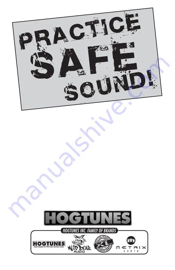 Hogtunes Wild Boar Audio WBA 800.4SG KIT Installation Manual Download Page 20