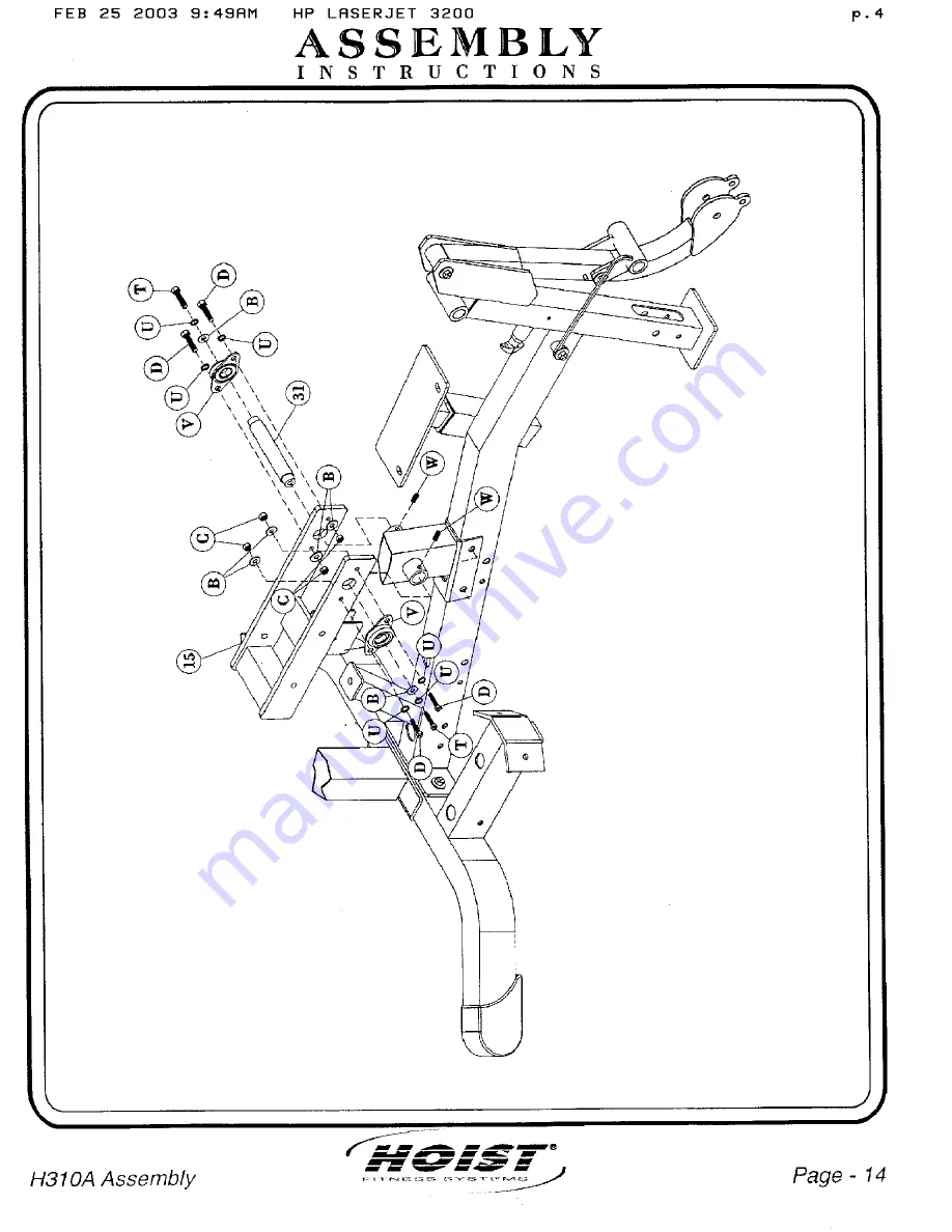 Hoist Fitness H310A Скачать руководство пользователя страница 14