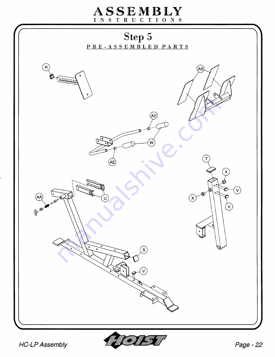 Hoist Fitness HC-LP Owner'S Manual Download Page 23