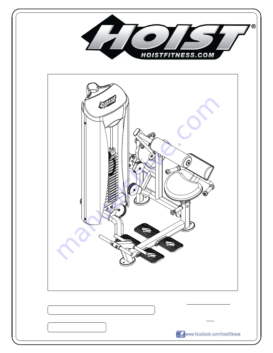 Hoist Fitness HD-3600 Скачать руководство пользователя страница 1